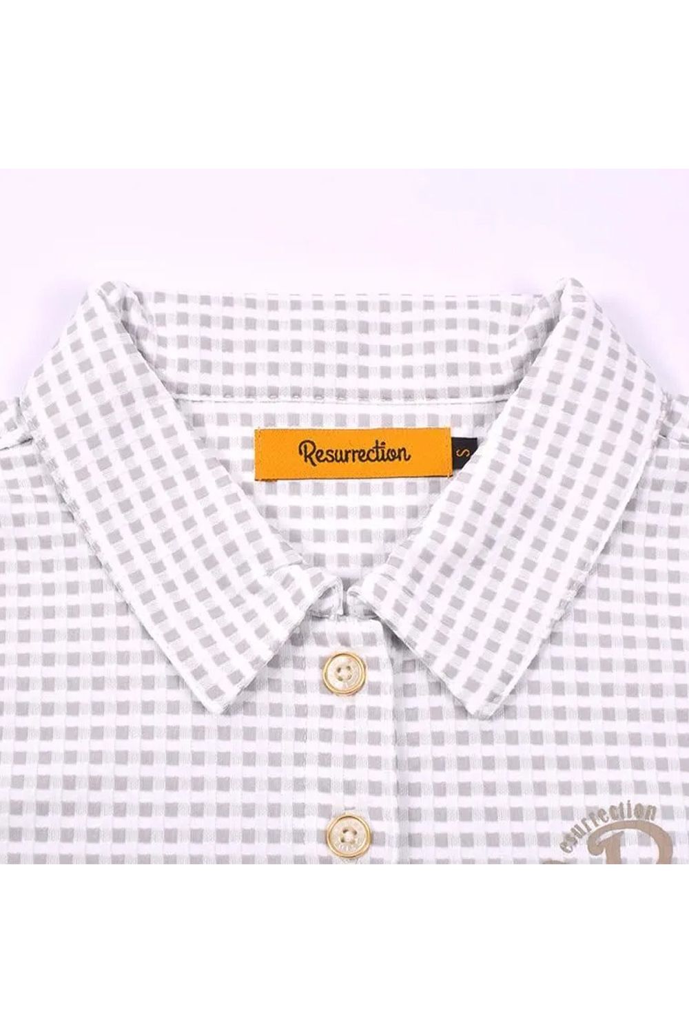 【26SS】【レディース】 GINGHAM CHECK SLEEVELESS POLO / ギンガムチェック ノースリーブ ポロシャツ (グレーベージュ)*