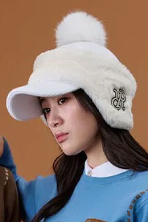 【26AW】 WINTER SWITCH CAP / 梵天付きニットキャップ&イヤーマフバンド 3WAYキャップ (ホワイト)