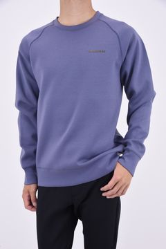 【秋冬仕様】 MENS WARM 3D LOGO CREW NECK / エンボスロゴ ダンボールニット ウォーム クルーネック (グレー)