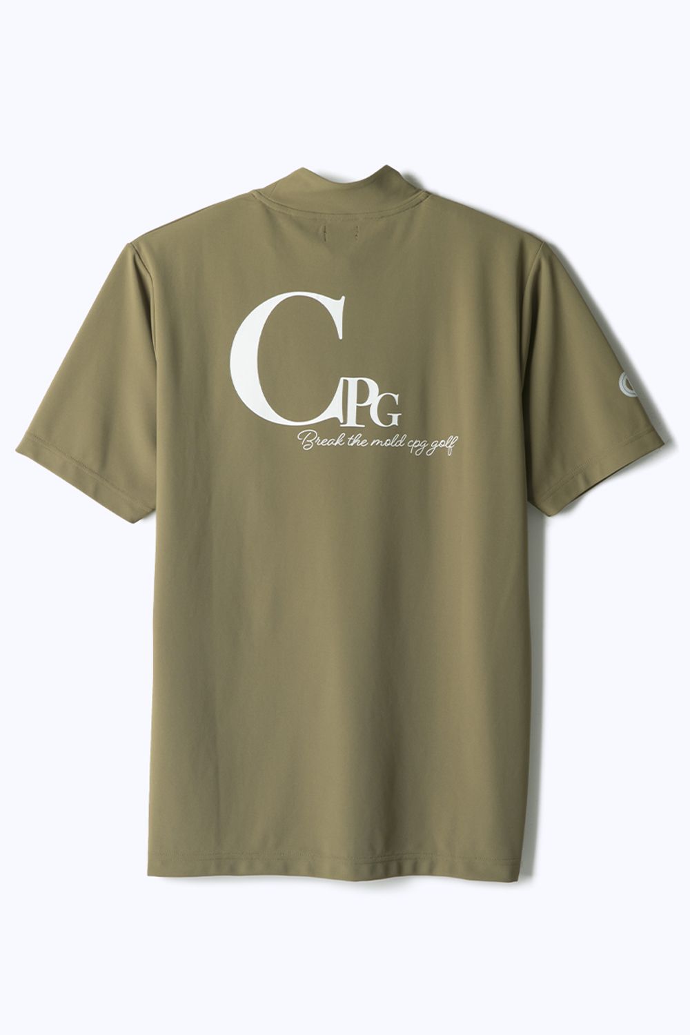 CPG GOLF - BACKLOGO MOCK NECK / バックロゴ 半袖モックネックシャツ 
