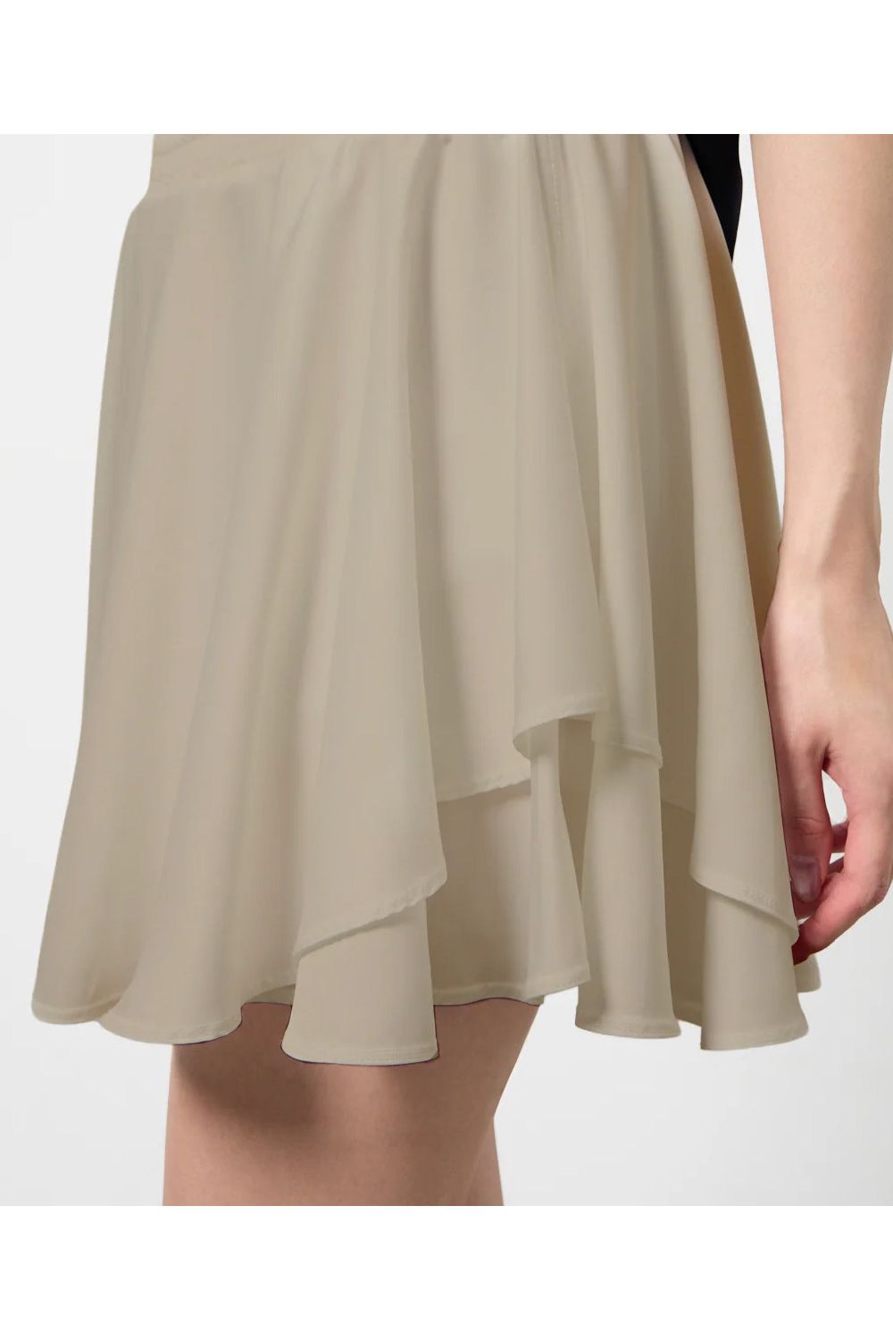 【26SS】【レディース】 DOUBLE-FACED DRAPED SKIRT / ダブルフェイスドレープスカート (サンドカーキ)