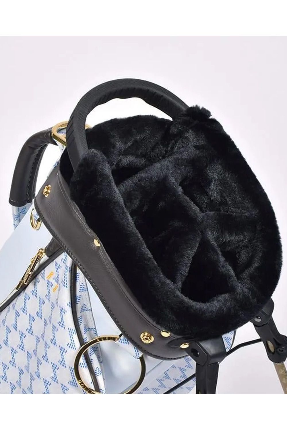 【26SS】【銀行振込・代金引換不可】【返品・交換不可】 PAVO (パーヴォー) / ブランドオリジナルテキスタイル スタンドキャディバッグ (アクア)*