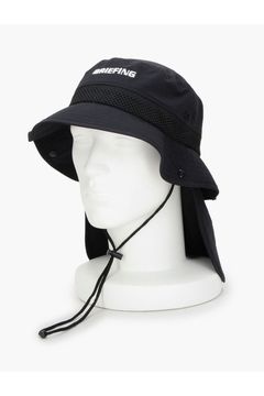 【26SS】 MEN'S COOLCORE SUNGUARD MESH HAT / サンガード付き メッシュバケットハット (ブラック)