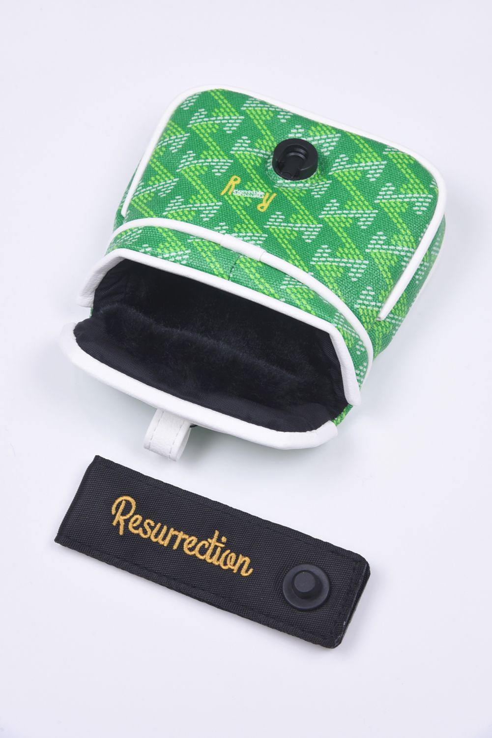 Putter Cover (Mallet) No.2 / ブランドオリジナル テキスタイル パターカバー マレットタイプ (ライトグリーン)*
