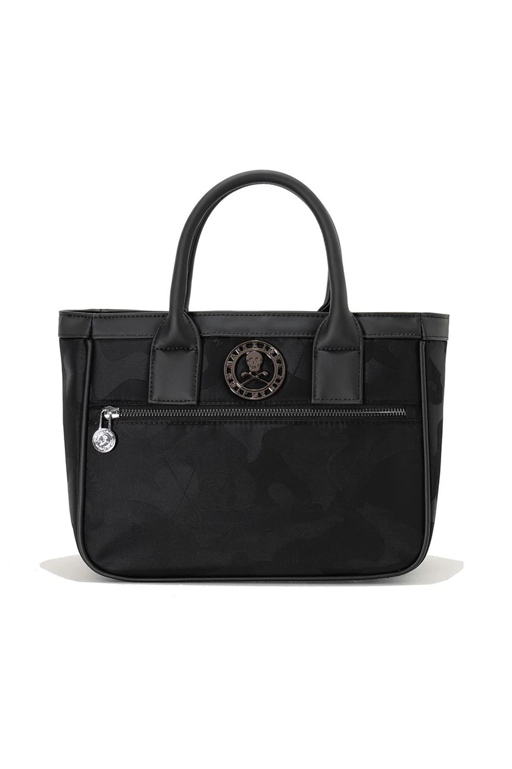 【26AW】 PREMIUM GAUGE CART BAG / コーデュラナイロン シンセティックレザー スカルカモジャカード 2WAYカートバッグ (ブラック)