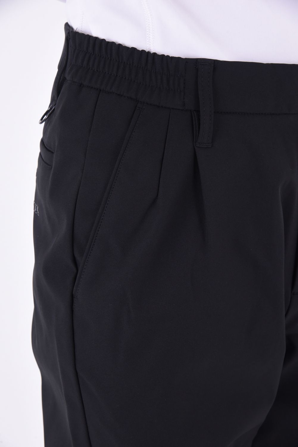WINDPROOF LOGO SLACKS / ウインドウプローフ スラックスパンツ (ブラック)