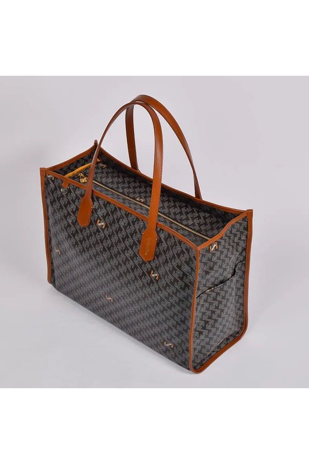 【10周年記念カラー】 LANIUS SQUARE BIG (ラニウス スクエア ビッグ) No.2  / ブランドオリジナルテキスタイル ボストンバッグ (クラシックブラック)