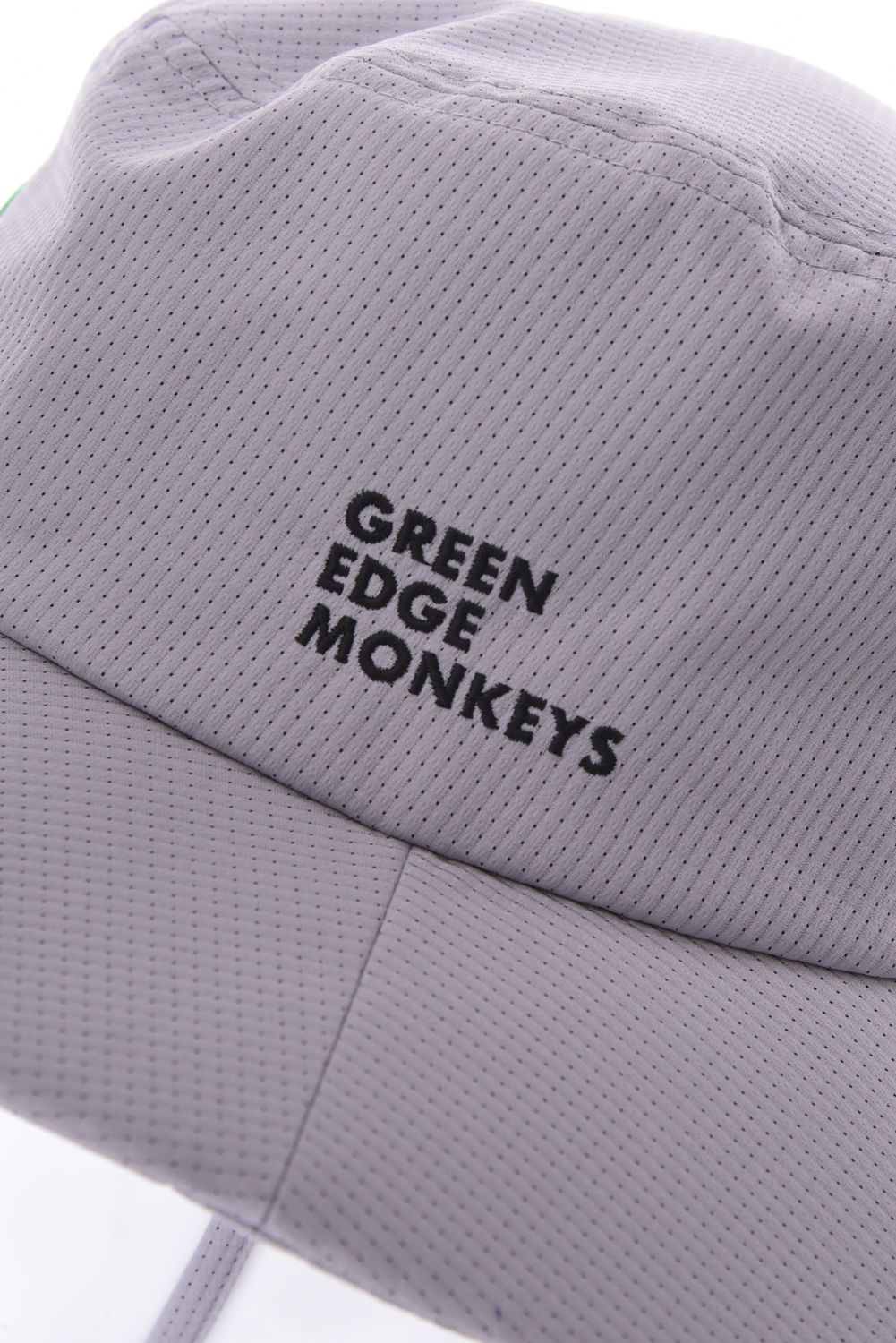 【26SS】 BUCKET HAT / モンキー刺繍ワッペン バケットハット (ライトグレー)