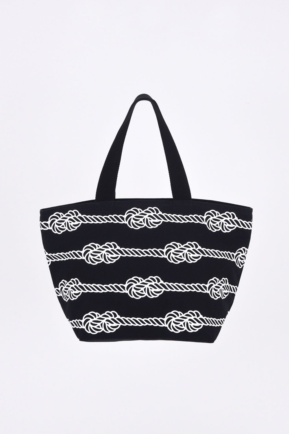 【26SS】 ROPE柄 ECO BAG / ロープ エコバック (ブラック)