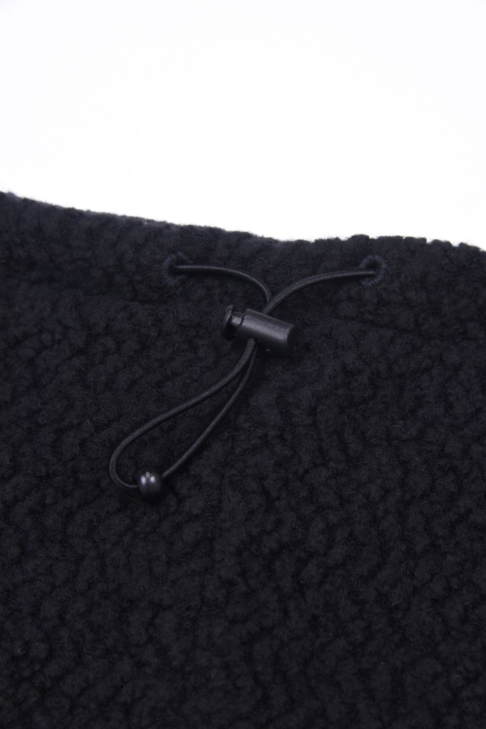 WOOL BOA NECK GAITER / ウールボアフリース ネックウォーマー (ブラック)