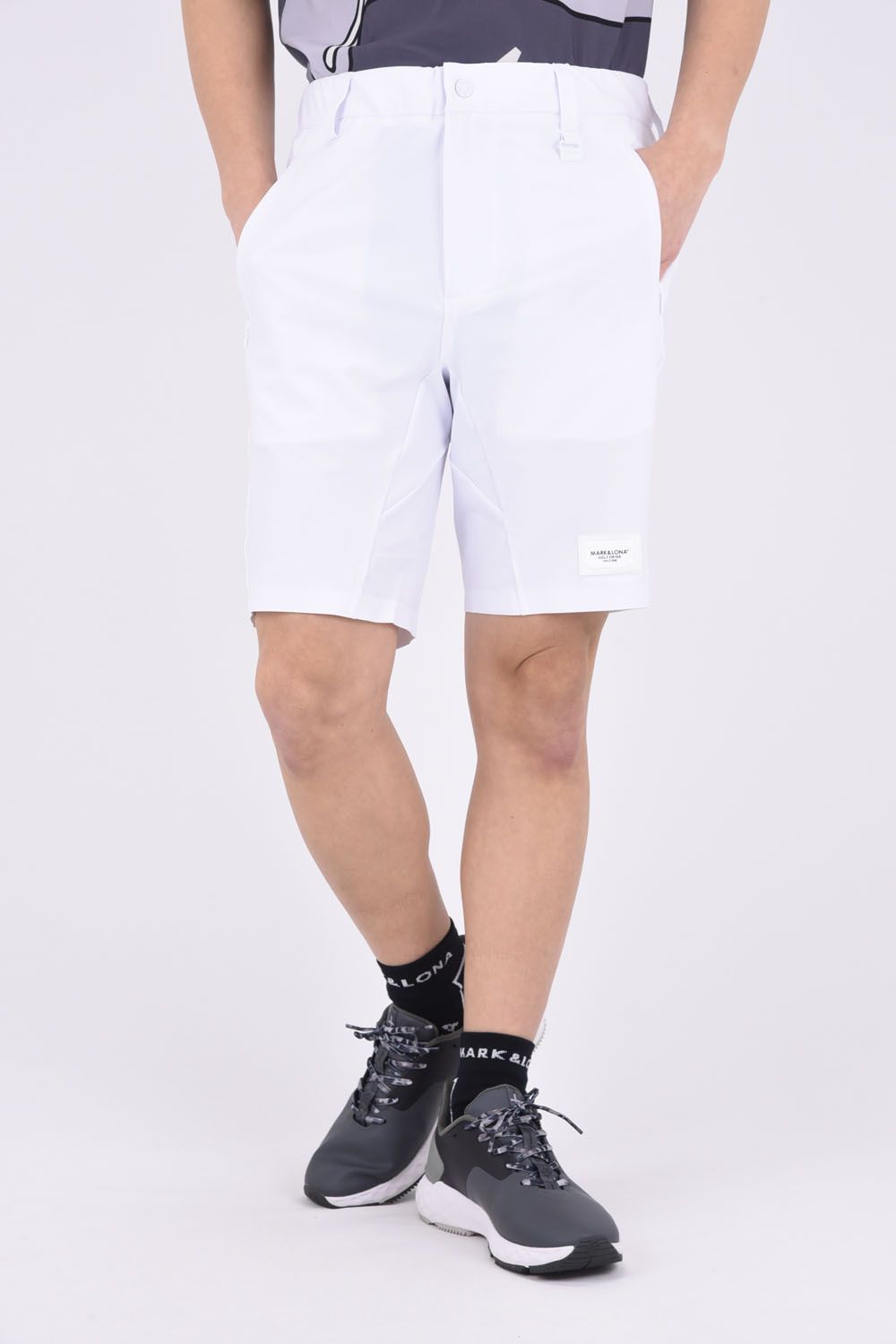 MARK＆LONA マークアンドロナ ショートパンツ 白 48 L ゴルフ