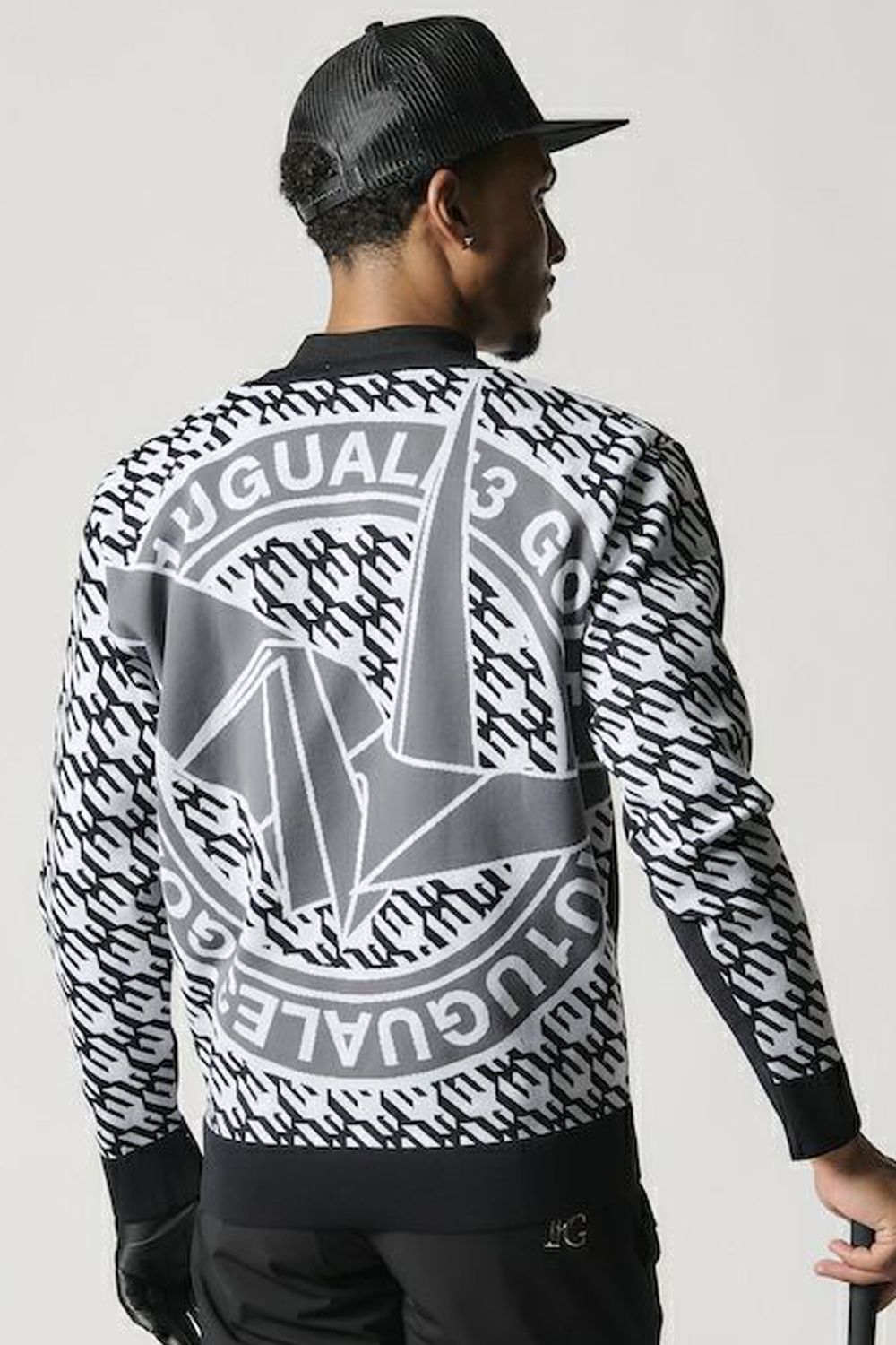 【25SS】 COMBINATION CREW / コンビネーション クルーネック ロングスリーブ （ブラック）