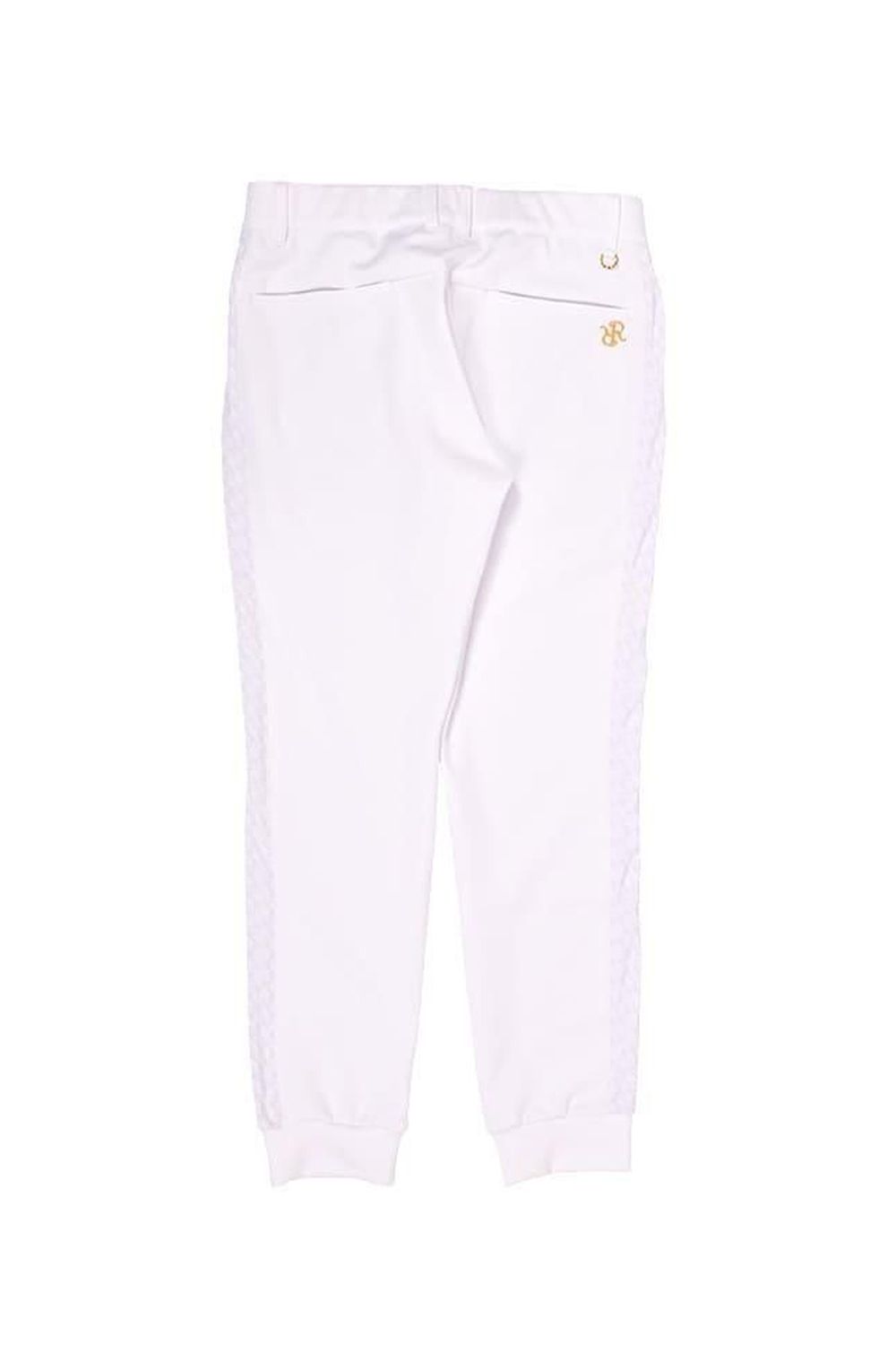 【26SS】 GM SIDE LINE RIB PANTS / モノトーンシリーズ サイドライン リブパンツ (ホワイト)*