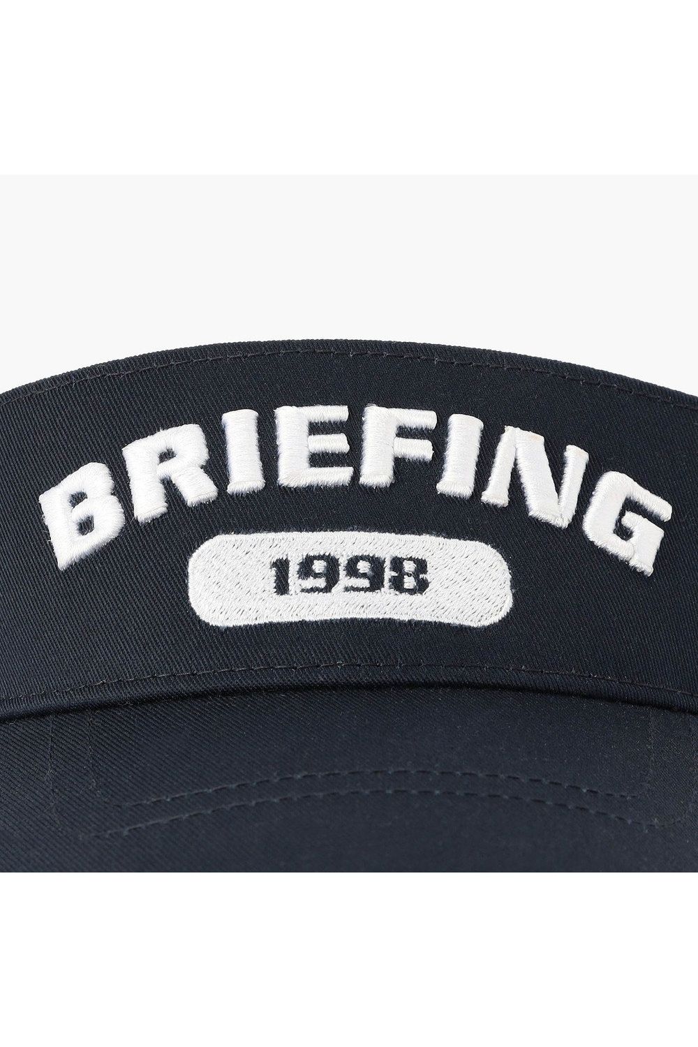 【26AW】 MEN’S COLLEGE LOGO VISOR / カレッジロゴ刺繍 サンバイザー (ネイビー)