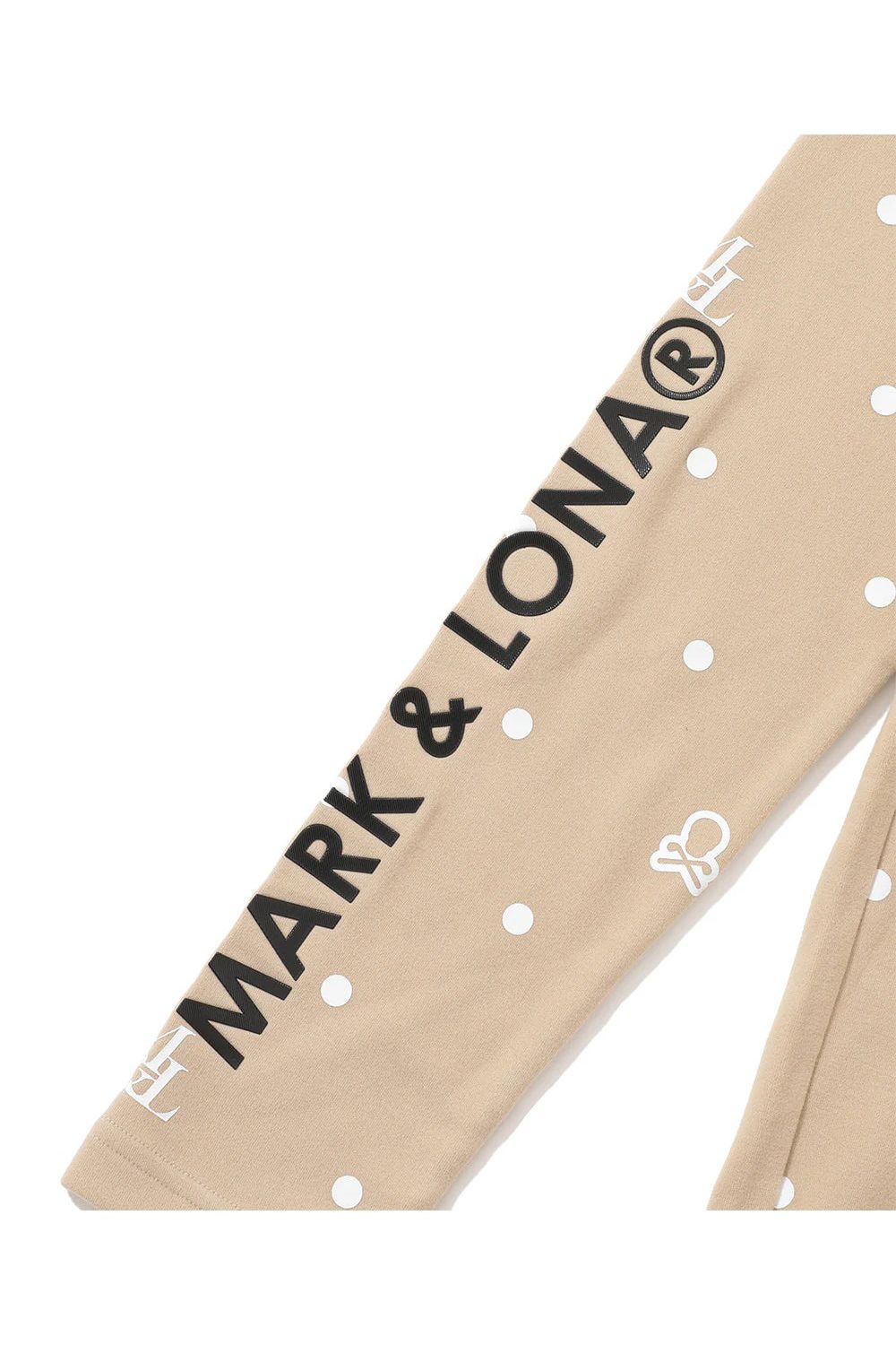 【2025AW】 D●T MOCK NECK LAYER / ドットパターン サークルスカル モックネックインナー (ベージュ)