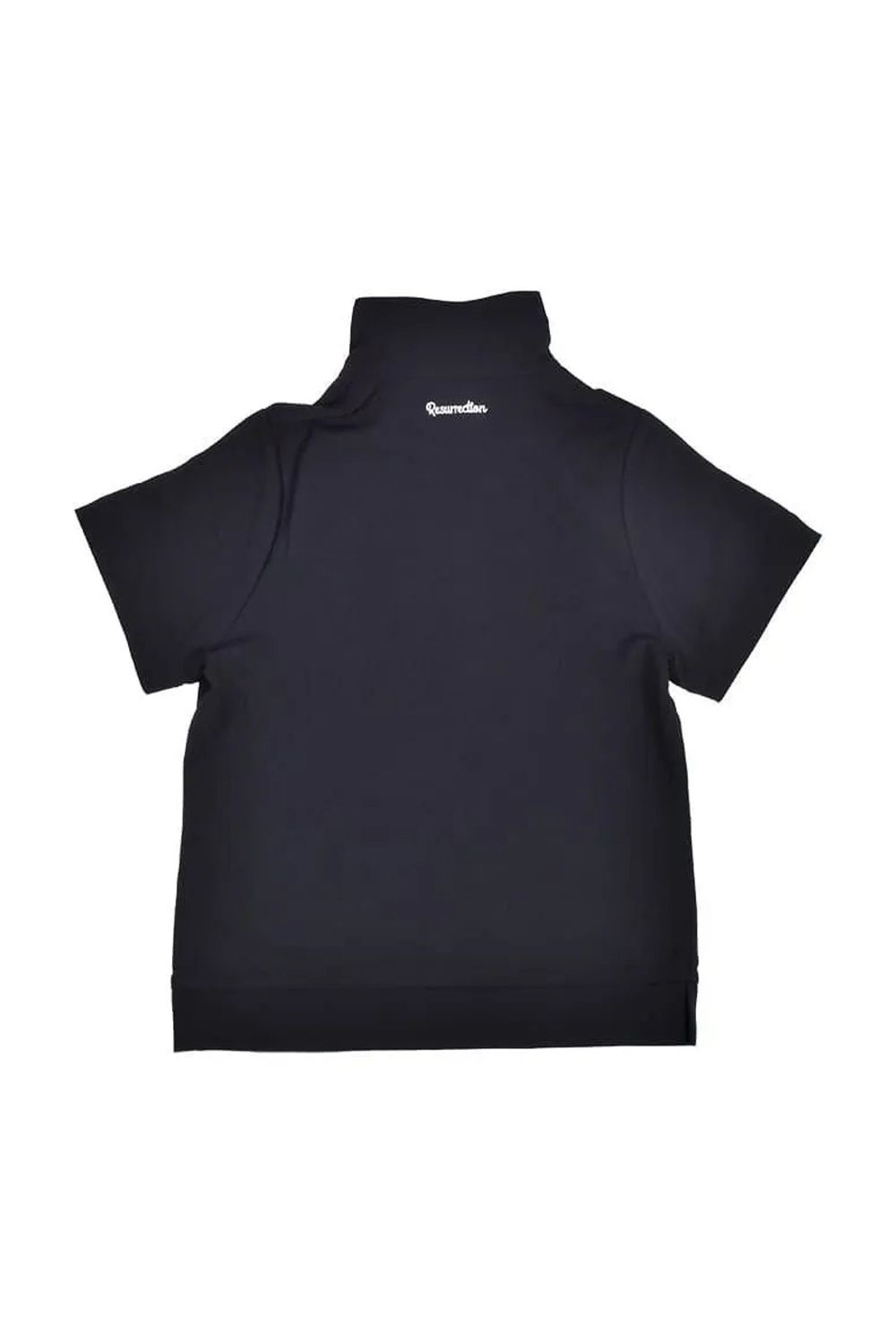 【26AW】【レディース】 DETACHABLE HALF ZIP SHIRT / スムースストレッチ生地 スリーブデタッチャブル 2WAYハーフジップシャツ (ブラック)*