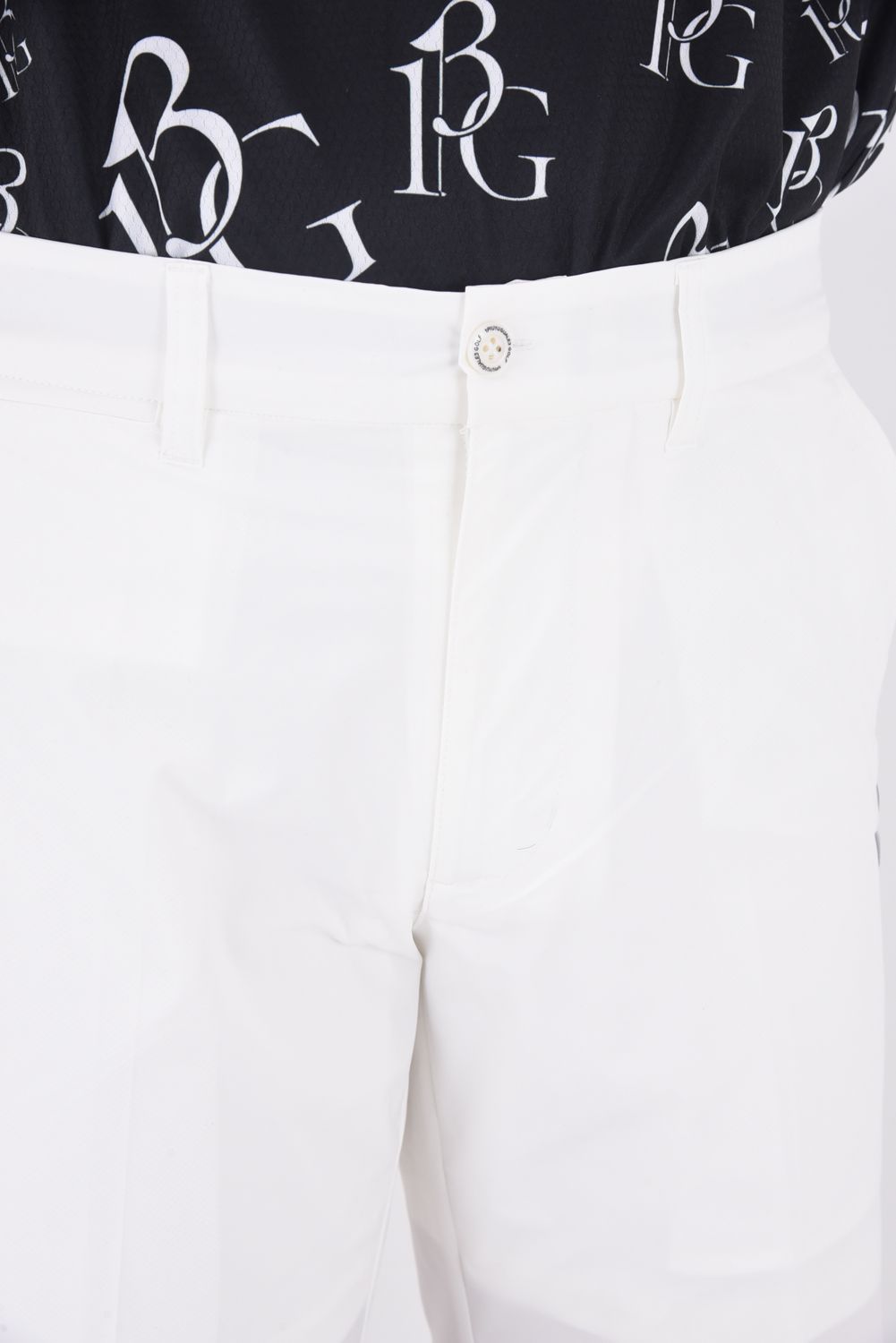 BASIC SHORT PANTS / ブランドロゴ ベーシック ショートパンツ (ホワイト)