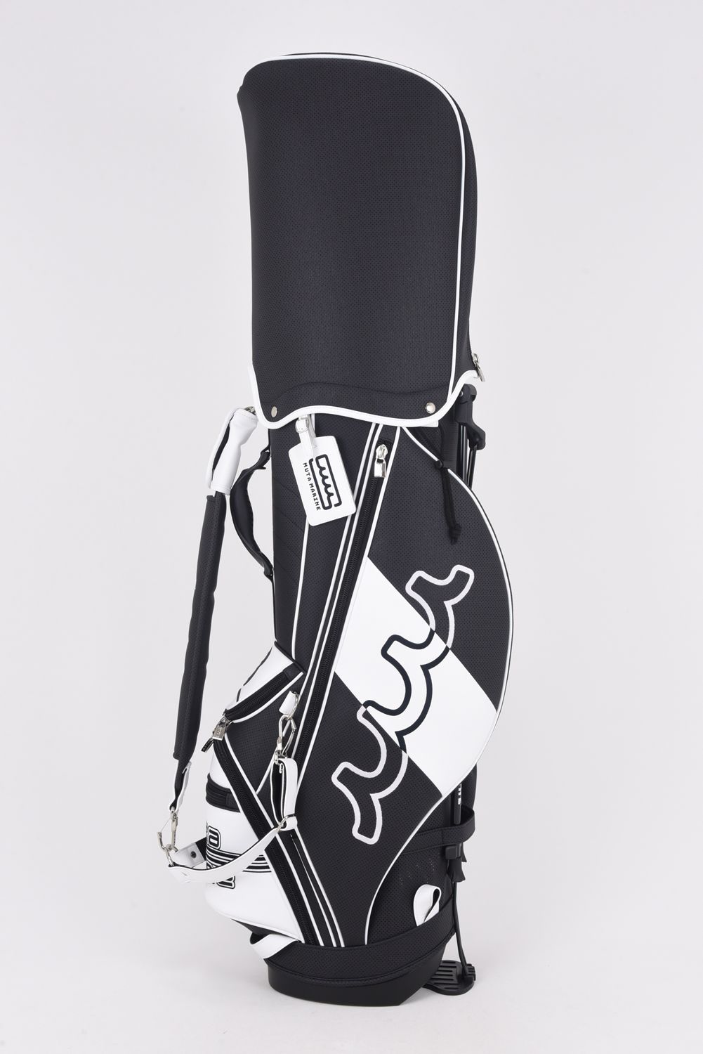 【銀行振込・代金引換不可】【返品・交換不可】 CADDY BAG / CONTINUA バイカラー キャディバッグ (ブラック)