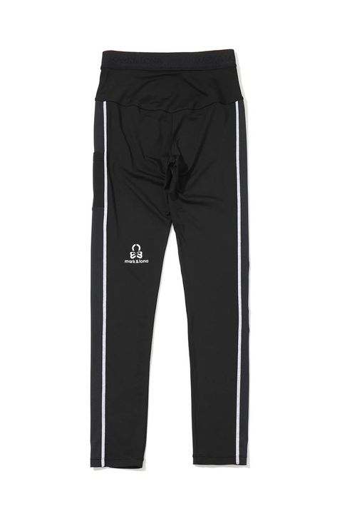【26SS】【レディース】 HEC DUAL PANEL PERFORMANCE LEGGINGS / ジャージーロメリーナ サイドライン レギンスパンツ (ブラック)