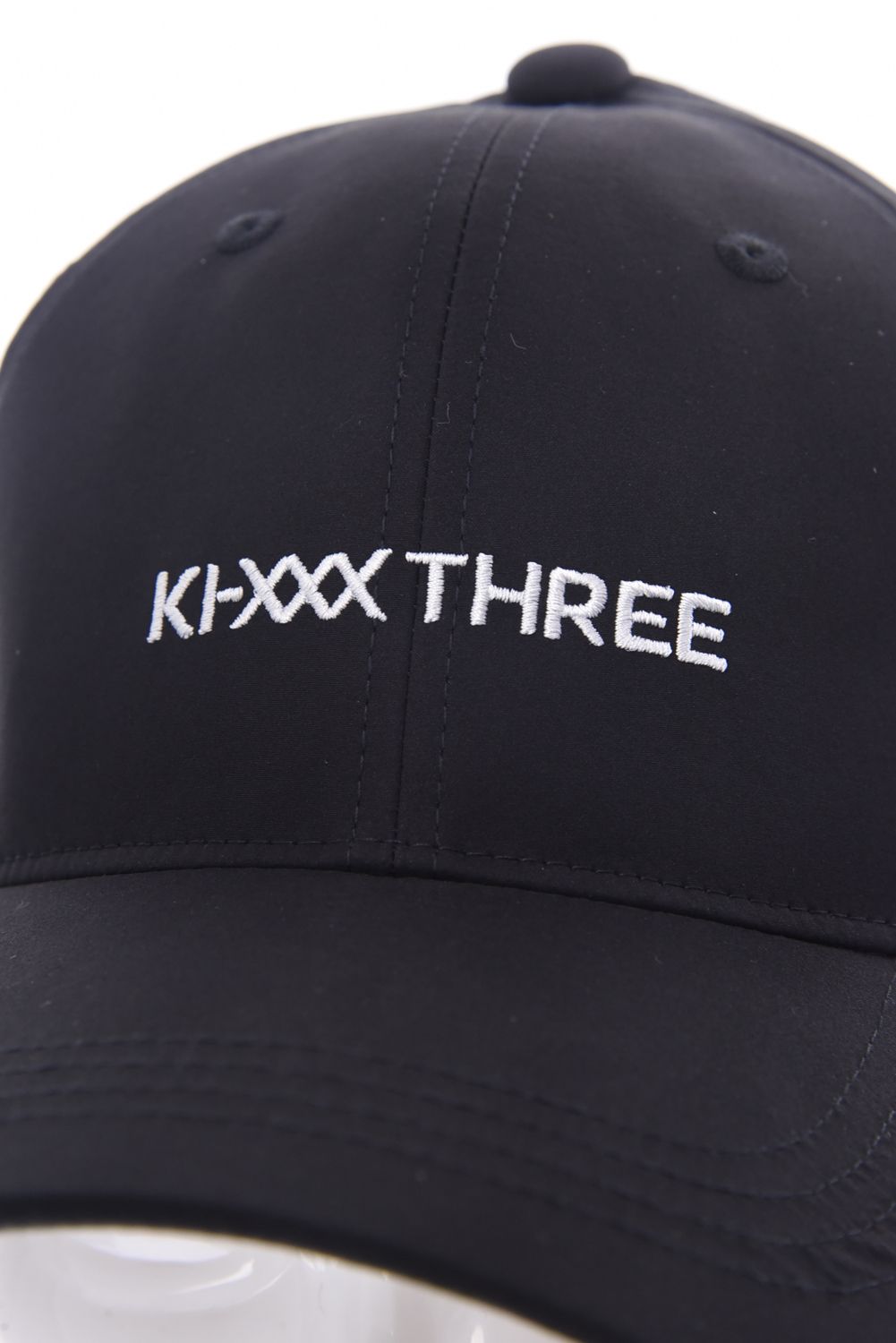 LOGO CAP / ロゴ刺繡 ベースボールキャップ (ブラック)