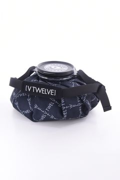 【26SS】 TYPO GRID ICE BAG / ブランドロゴ総柄 アイスバッグ (ブラック)