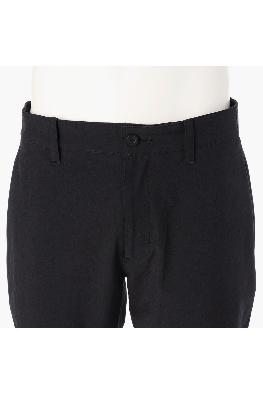 【26SS】 MEN'S COOLCORE LOGO ELASTIC PANTS / クールコア ウエストゴムベルト ロングパンツ (ブラック)