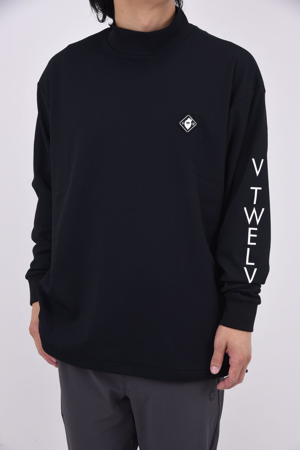 【2023SS・美品】BRIEFING サイドロゴライン クルーネック S 黒 BRIEFING - 【レディース】 WOMENS SIDE LOGO LINE CREWNECK