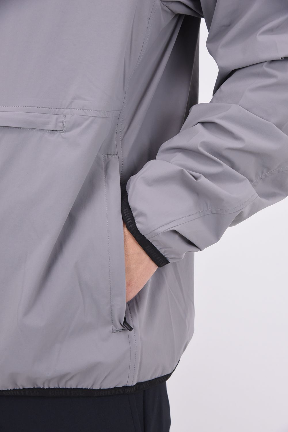 【25AW】 POCKETABLE WIND ANORAK / ポケッタブル アノラックライトパーカー (グレー)