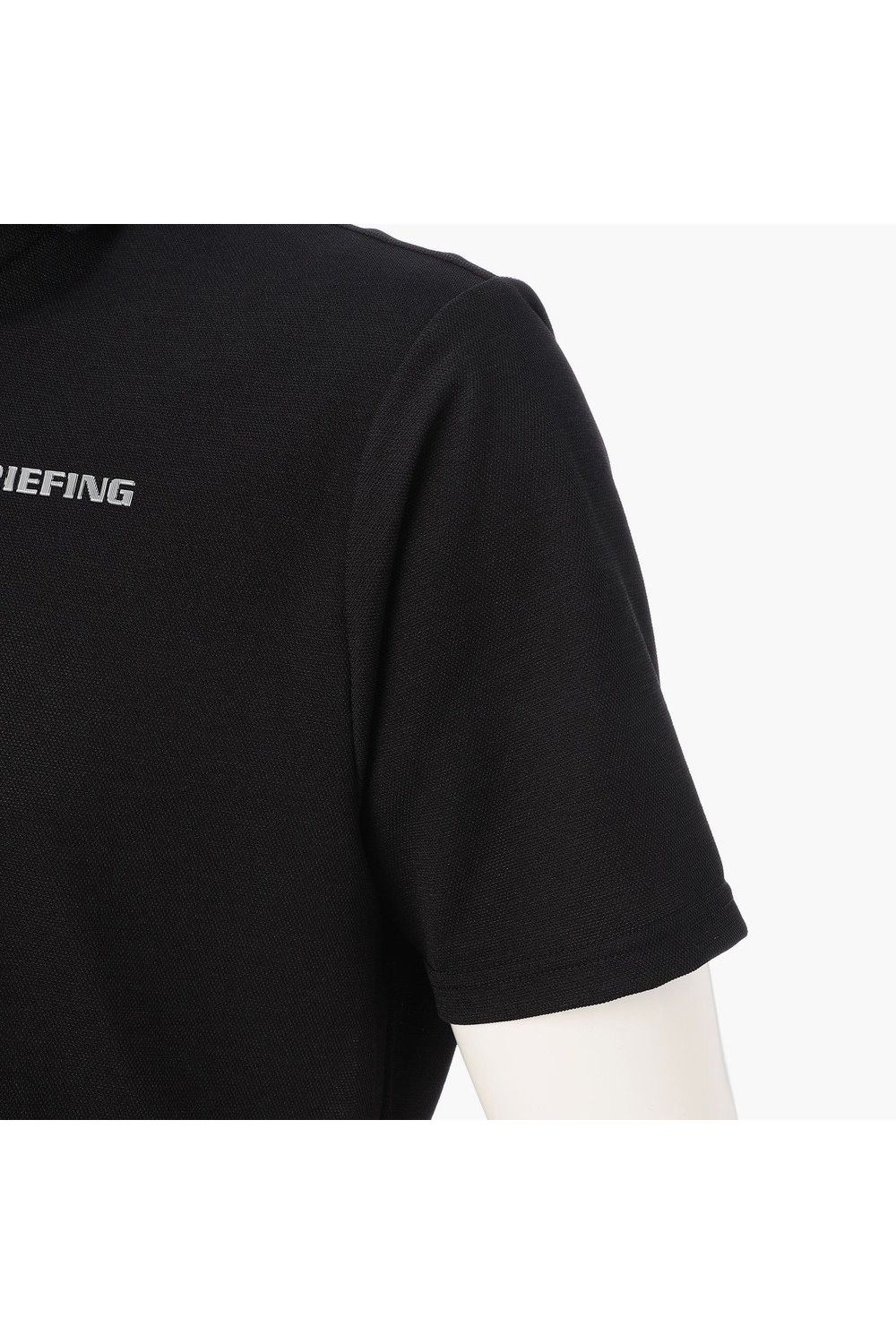 【26SS】 MEN'S LINEN-T WC SHIRT / リネンタッチ ワイドカラーポロシャツ (ブラック)