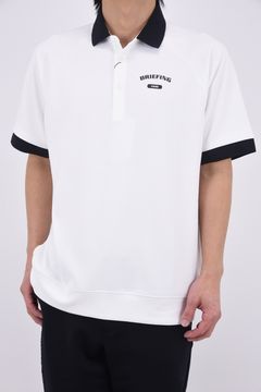 【26SS】 MEN’S COLLEGE LOGO POLO RF / カレッジロゴ リラックスフィット ポロシャツ (ホワイト)
