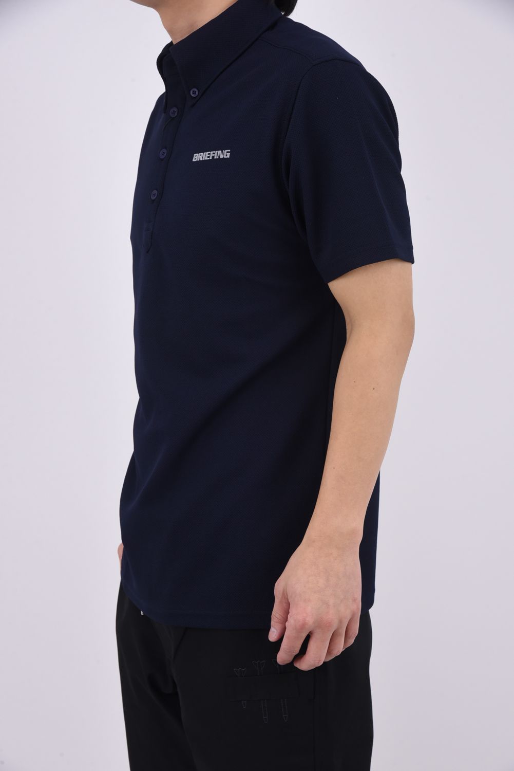 【26SS】 MEN'S DRESS BD SHIRT / ベーシック ボタンダウンカラー ポロシャツ (ネイビー)