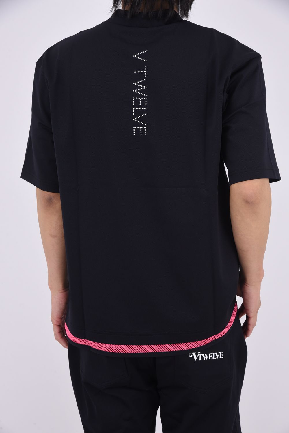 【26SS】 SNEAK MOCK / スニーク モックネックTシャツ (ブラック)