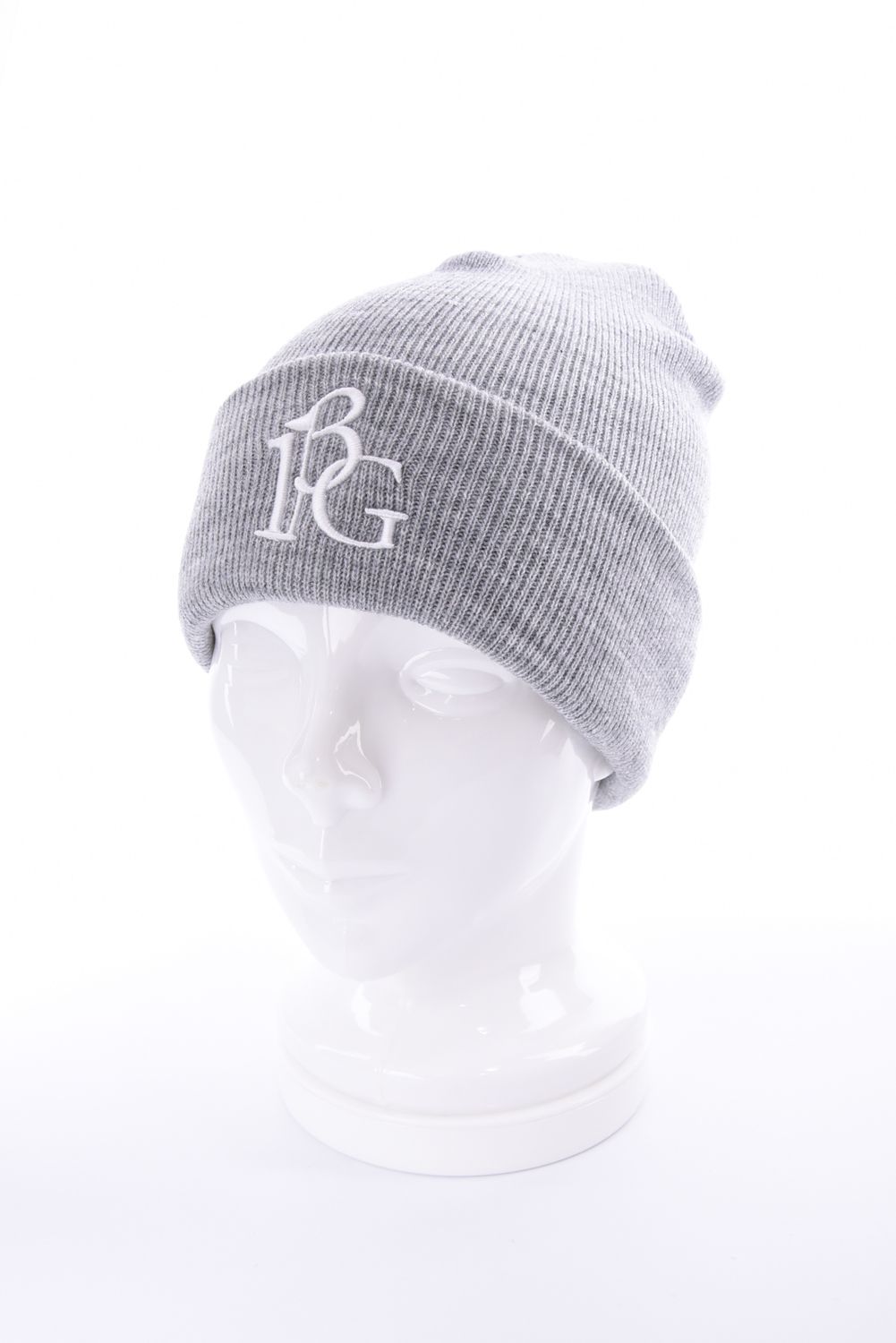 【26AW】 CUFFED KNIT BEANIE 113G LOGO / 113Gロゴ刺繍 アクリルニットキャップ (グレー)
