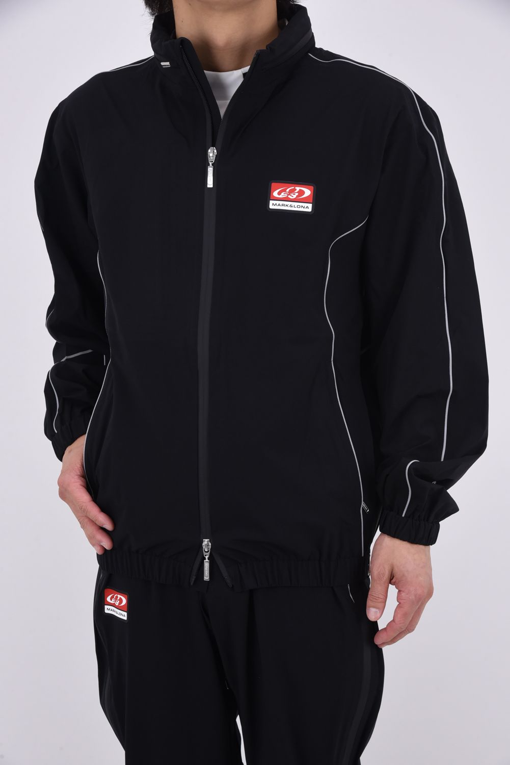 【26SS】 SPINNER PRO FLEX RAIN JACKET / ストレッチナイロンタフタ レインジャケット (薄型ポーチ付き) (ブラック)