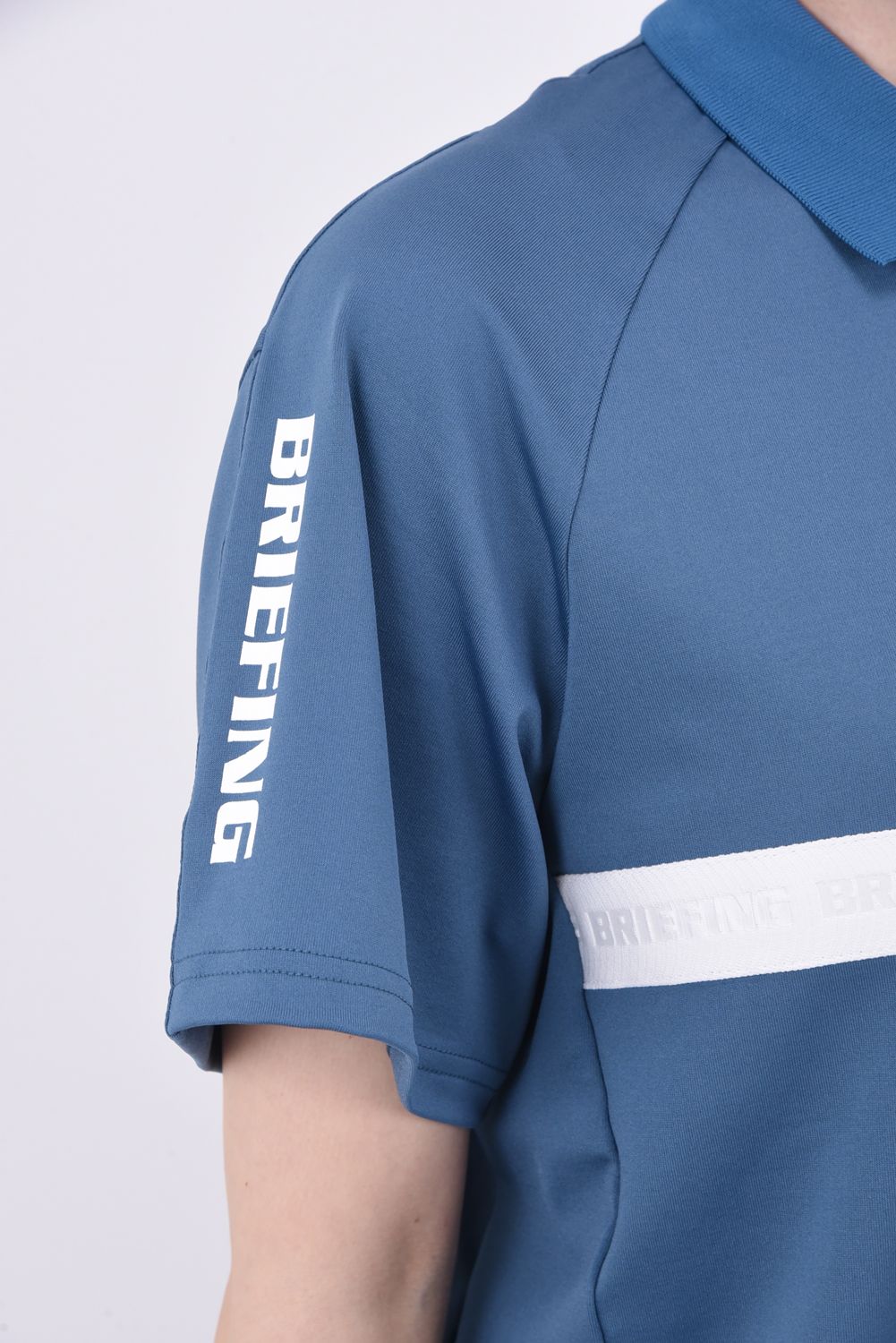 【レディース】 WOMENS SLEEVE LOGO POLO RELAXED FIT / リラックスフィット スリーブブランドロゴ ポロシャツ (ブルー)