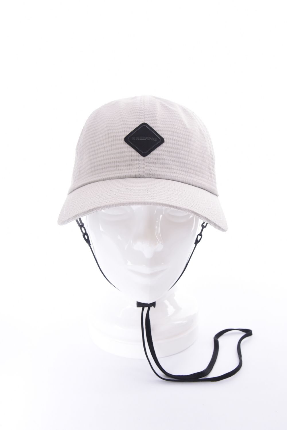 【26SS】【レディース】 WOMEN’S SEERSUCKER CORD STRAP CAP / シアサッカー コードストラップ付き キャップ (ベージュ)