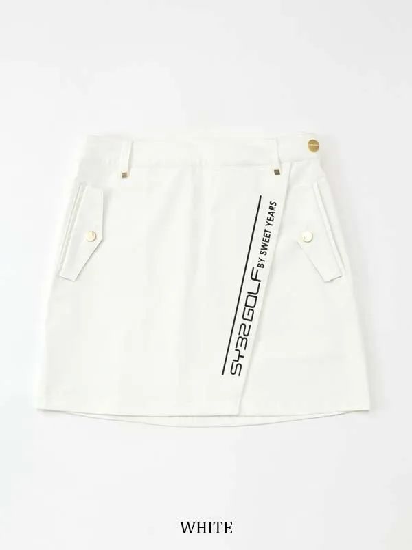 【26SS】【レディース】 MINI HERRINGBONE SKIRT / ミニヘリンボーン スカート (ホワイト)*