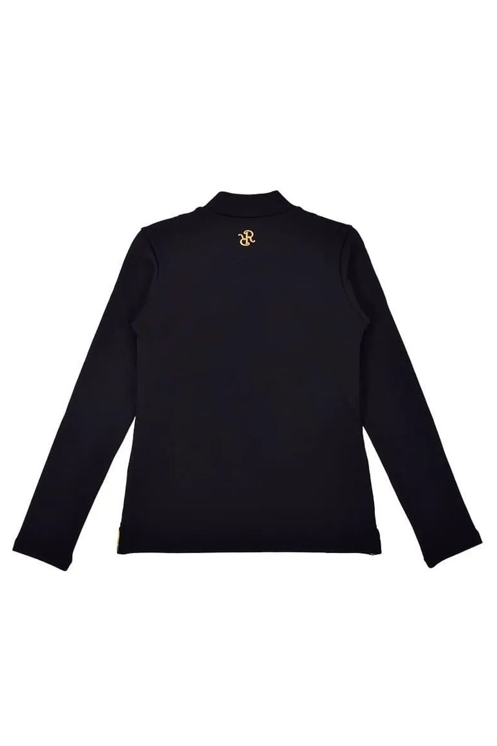 【25AW】【レディース】 WARM INNER MOCK NECK / 裏起毛 ブランドロゴ刺繍 モックネックシャツ (ブラック)*