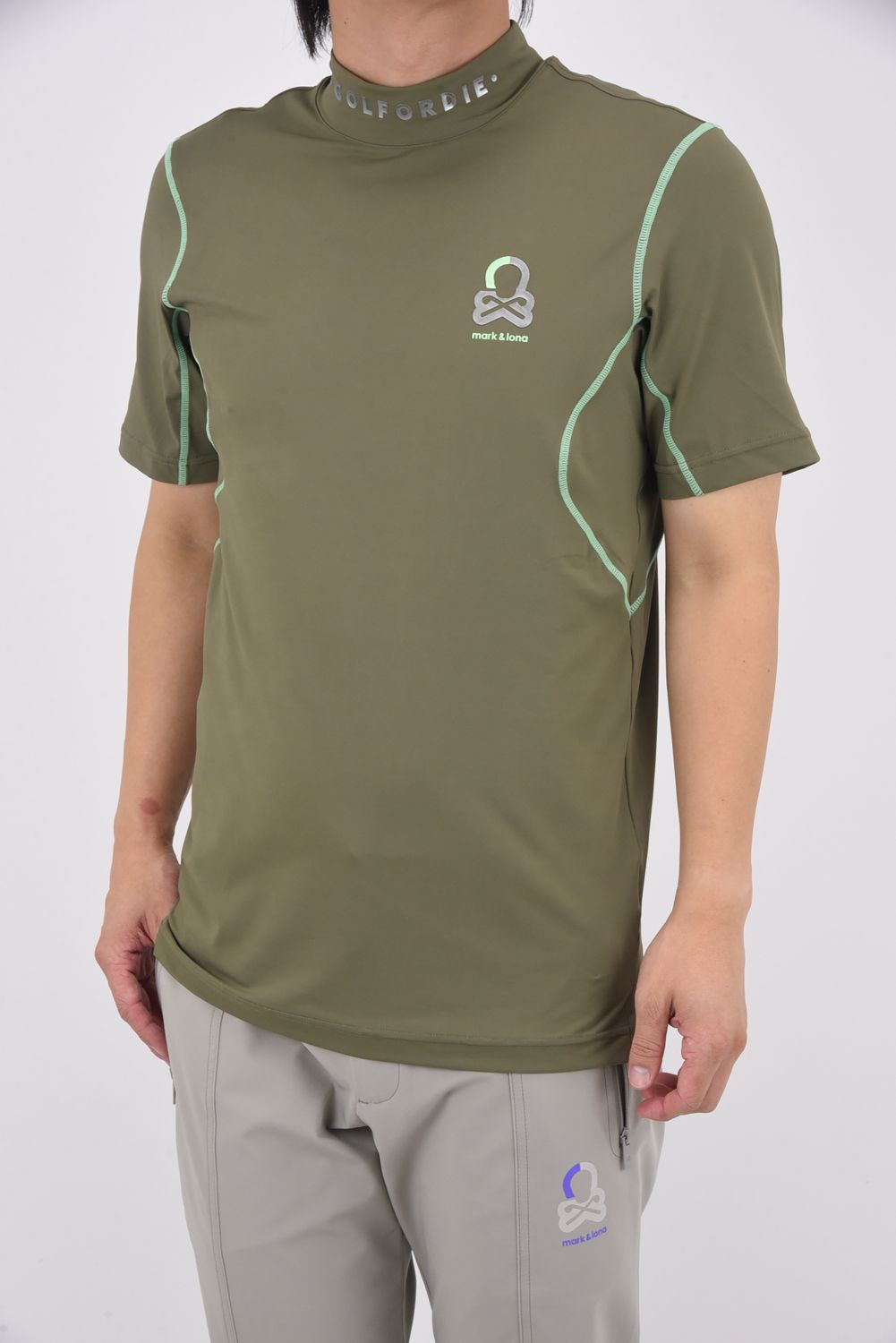 美品 MARK & LONA スカルTシャツ グレー サイズL MARK&LONA - 【2025AW】 S/S TEE / ブランクスカルロゴ
