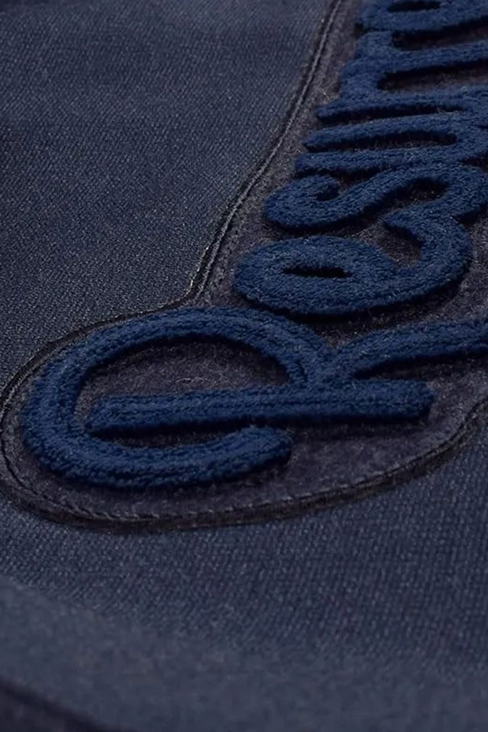 【25AW】 【レディース】 BRUSHED LOGO ZIP-UP HOODIE / ブラッシュロゴ ジップアップ パーカー (ネイビー)*