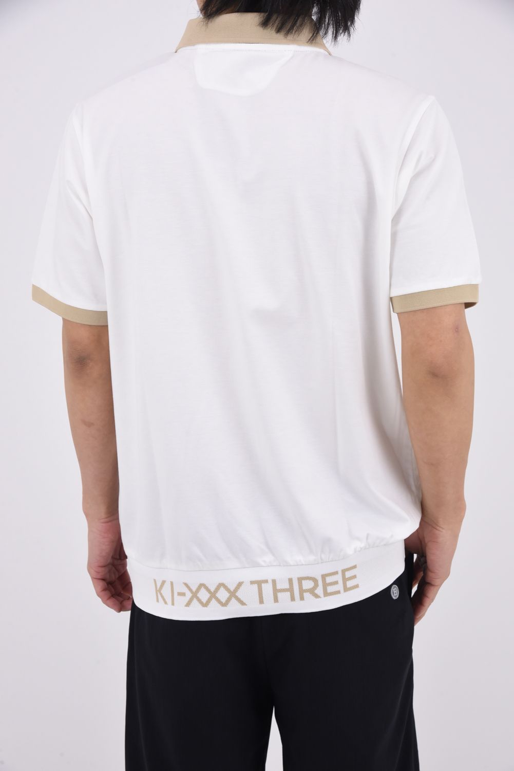 【26SS】 CLERIC COLLAR COOL POLO SHIRT / クレリックカラー ポロシャツ (オフホワイト)