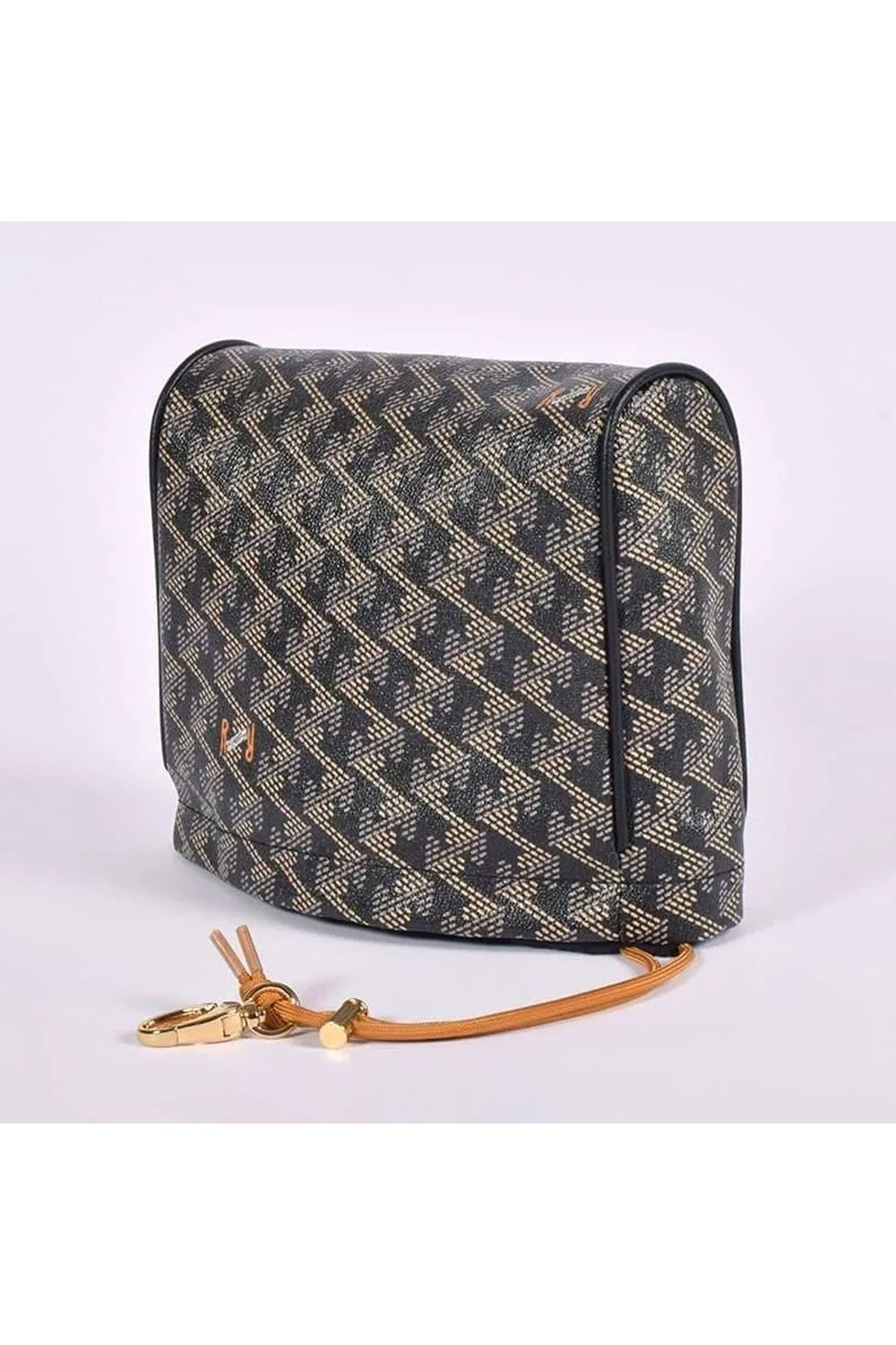 【26SS】 IRON HOOD (GM PVC) / PVC生地 オリジナルテキスタイル アイアンフード (ダークブラック)*