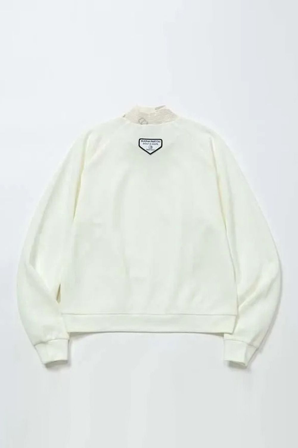 【26AW】【レディース】 DOUBLE FACE MOCK SHIRTS / ダブル フェイス モックネックシャツ (オフホワイト)*