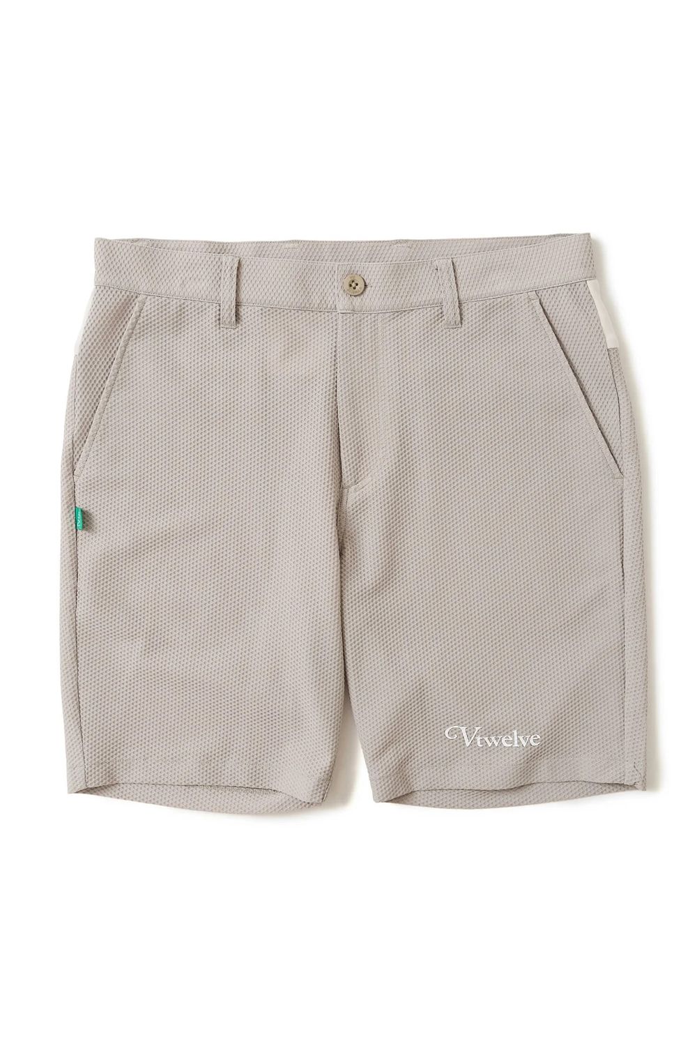【26SS】 AIRY AWA SHORTS / ワッフル生地 ブランドロゴ ショートパンツ (ベージュ)