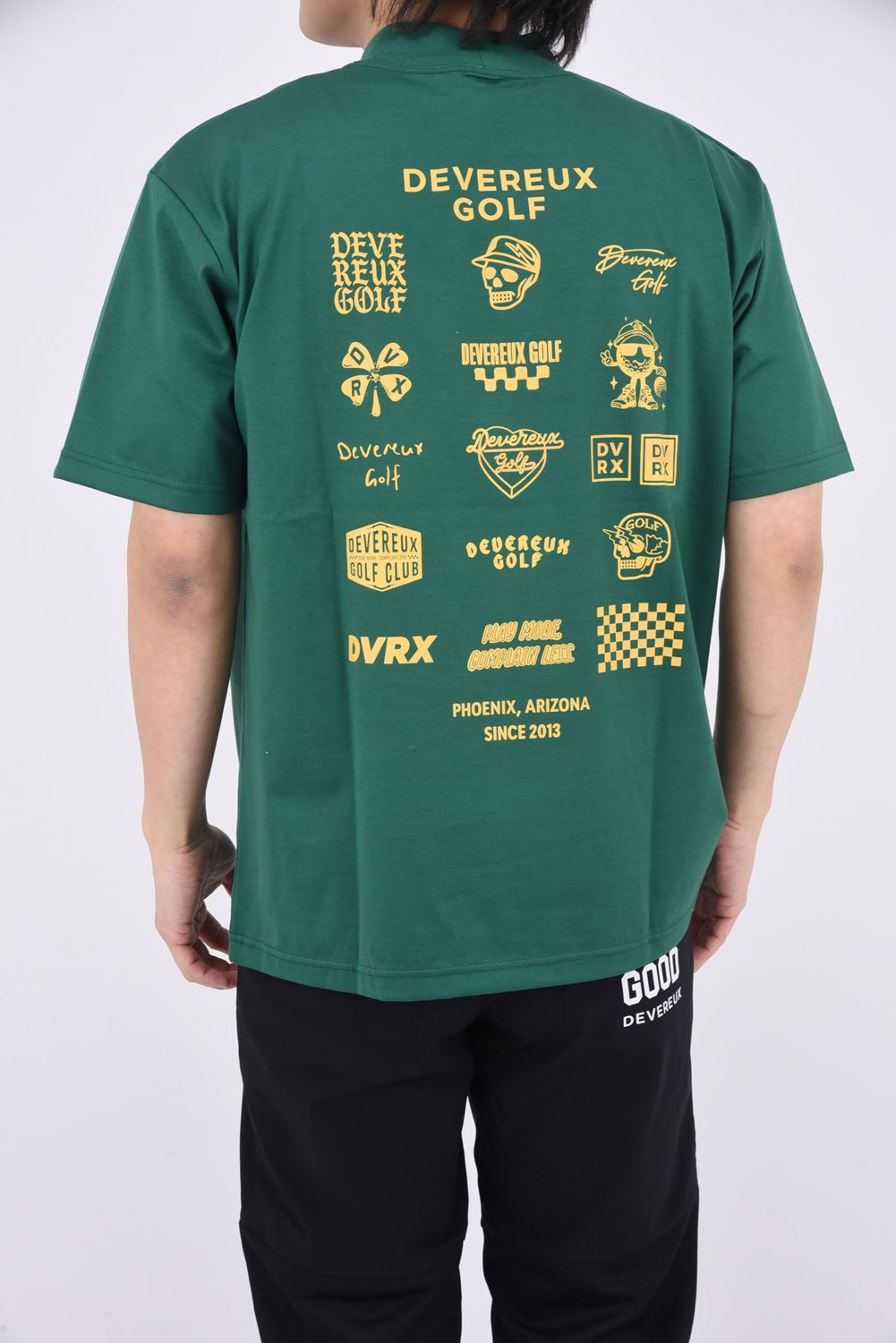 【25SS】 LOGO ASSORTED MOCK TEE / ロゴプリント モックネック (グリーン)