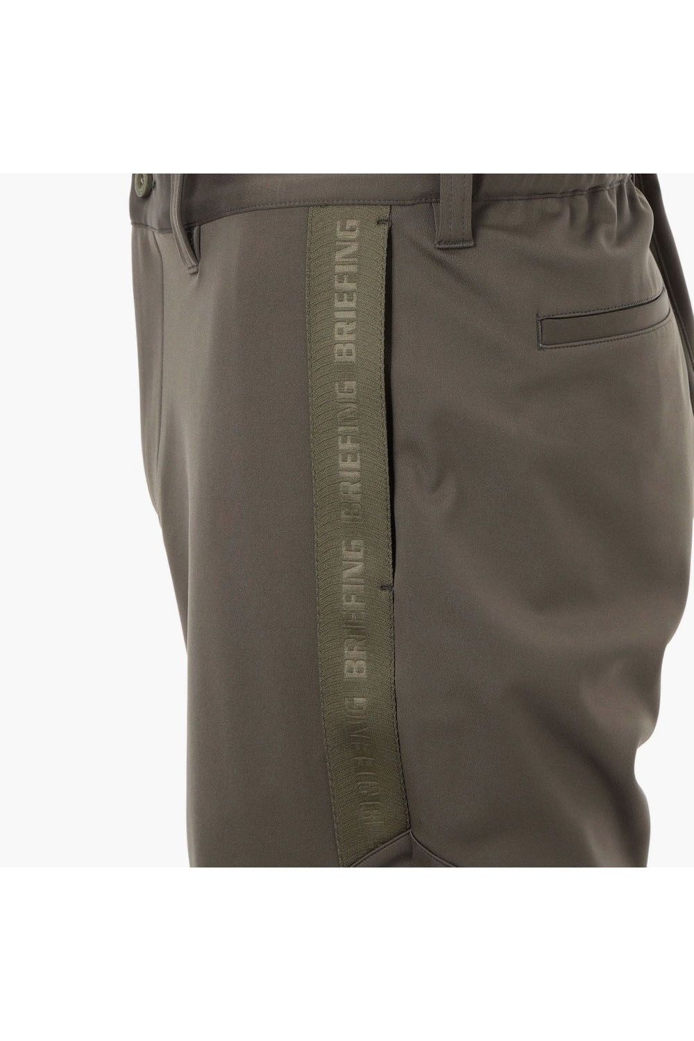 【25SS】 MENS LOGO LINE SHORT PANTS / ロゴラインテープ ショート パンツ (ダークオリーブ)
