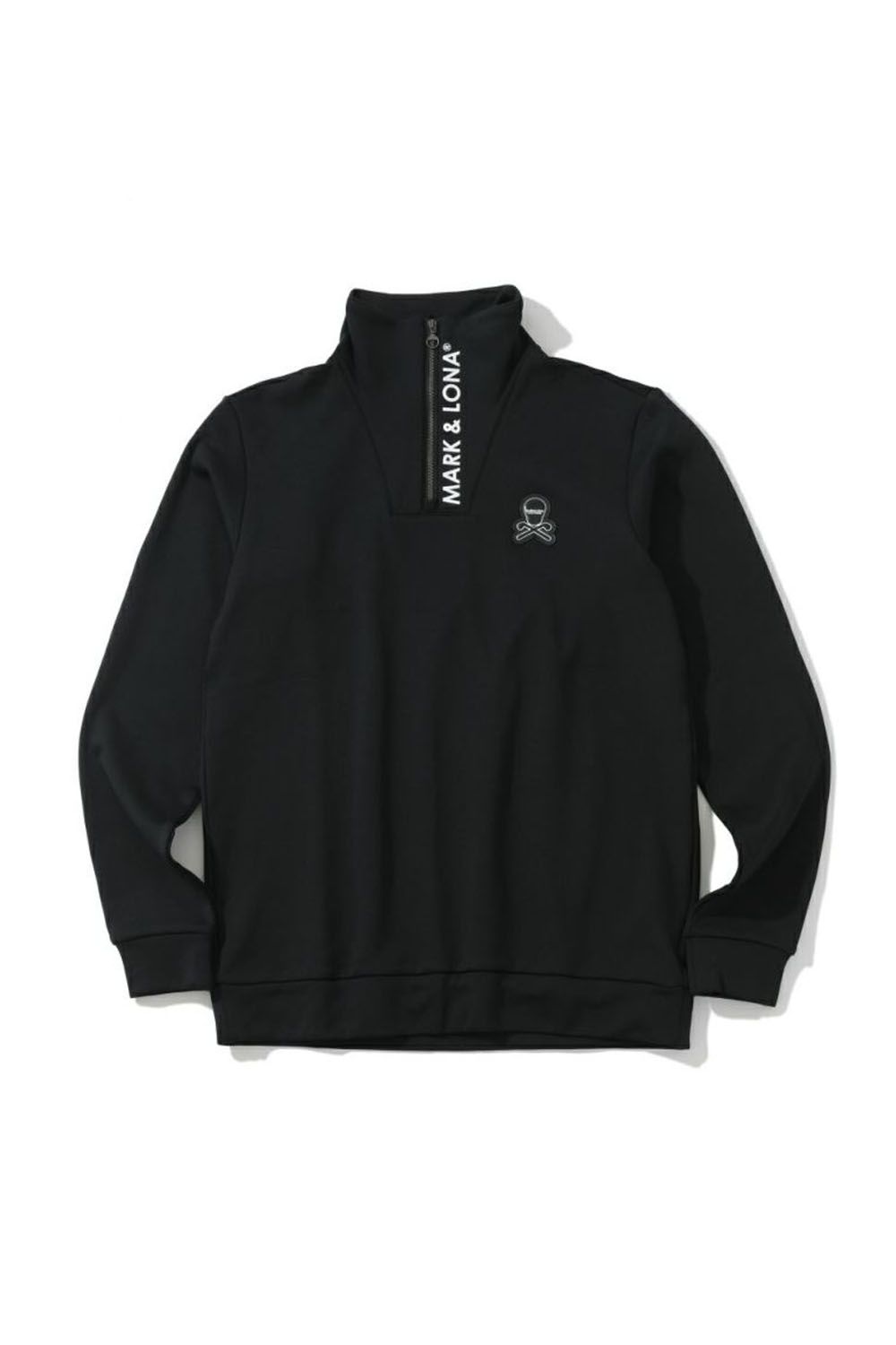 EVER MICRO FLEECE POLO / バックプリント スーパーマイクロフリース ポロシャツ (ブラック)