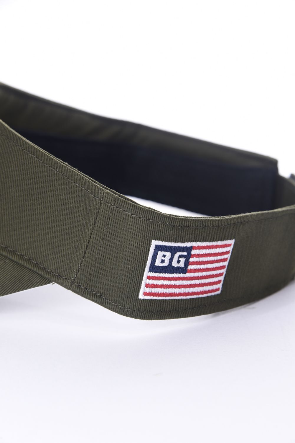 【レディース】WOMENS BASIC VISOR / ロゴ刺繍 ベーシック サンバイザー (オリーブ)