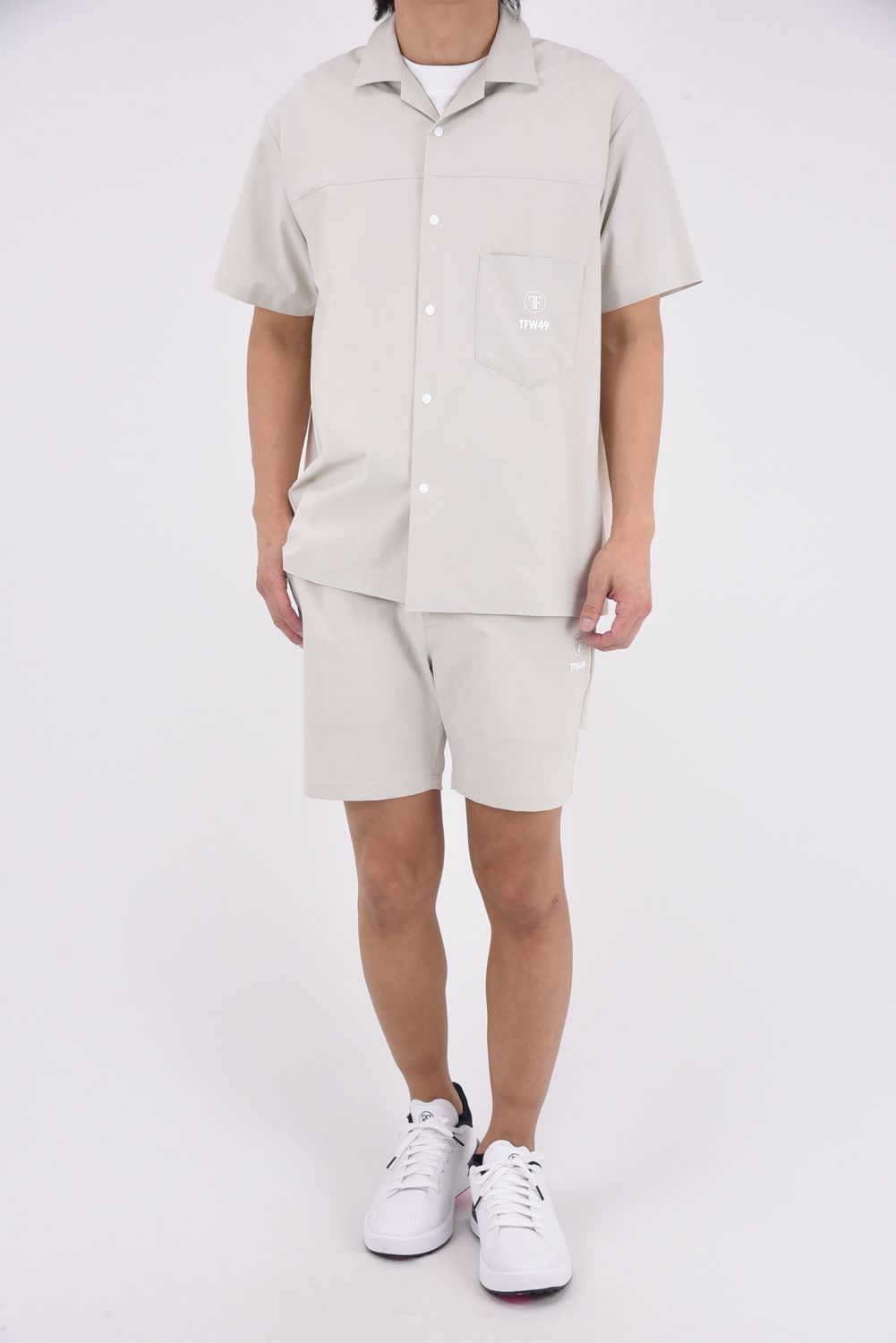 TFW49 - 【26SS】 COMBINATION SHORTS / 接触冷感 異素材切り替え