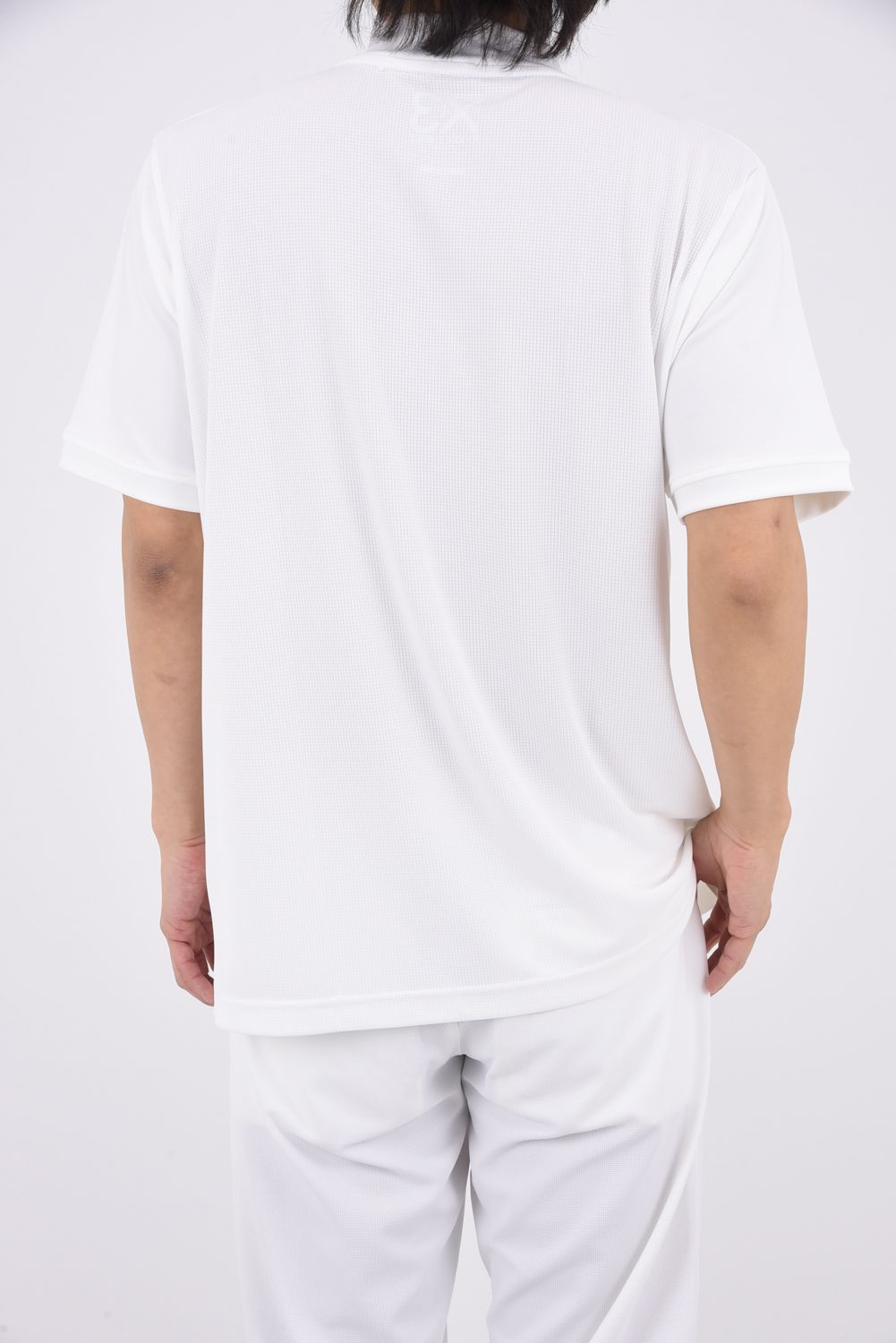 【26SS】 HYBRID MESH MOCK TEE / メッシュ モックネックTシャツ (ホワイト)